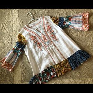 John Mark Ruffled Tunic